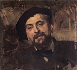 Portrait Canvas Paintings - Portrait of the Artist Ernest-Ange Duez (1843-1896)